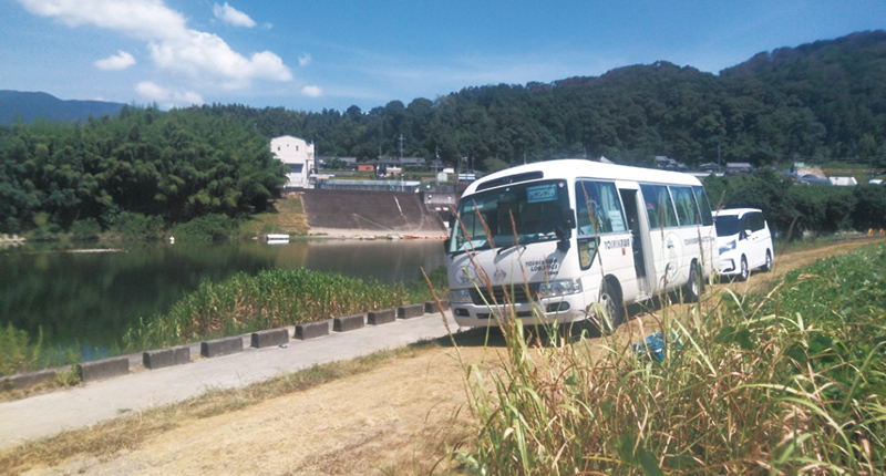 五條市吉野川河川敷