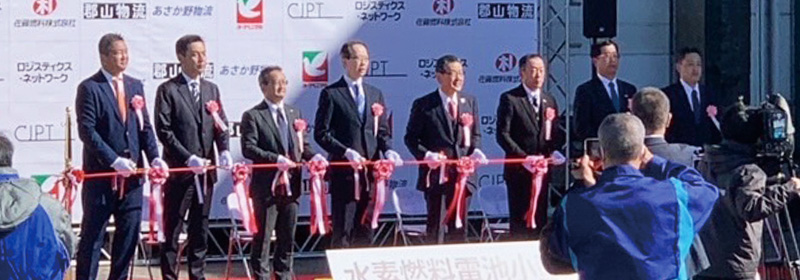 出発式の様子